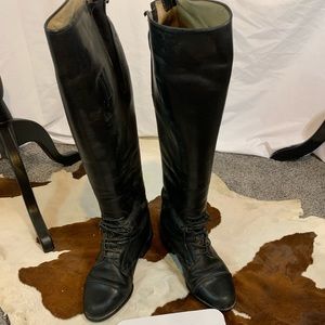 Ariat Women Heritage 55501 Equestrian Riding Boot 16” Black